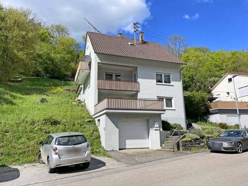 Außenaufnahme von Süden - 8 Zimmer Mehrfamilienhaus, Wohnhaus in Neudenau / Herbolzheim (Jagst)