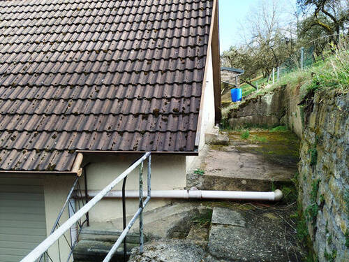 ... Dachraum der Garage - 