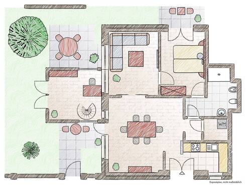 Grundiss Erdgeschoss - 