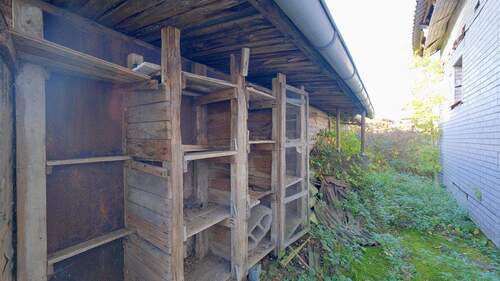 Schuppen Rückseite - 