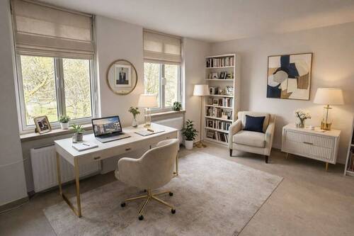 Modernes Home Office in sanften Tönen illustriert.jpg - 