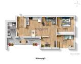 Wohnungsgrundriss - 
