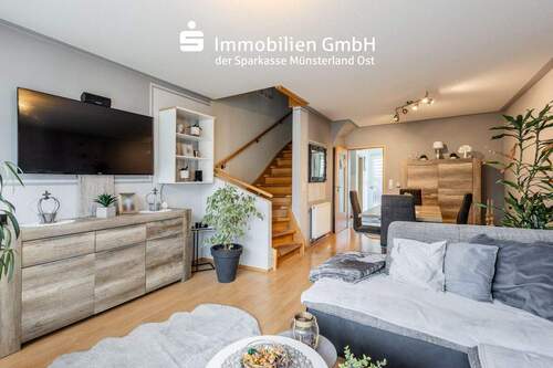 Wohn- und Essbereich - Reihenmittelhaus mit 105,00 m&sup2; in Wadersloh zum Kaufen