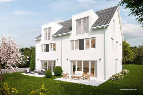 Ansicht - 'Lebensqualität in Ostfildern-Nellingen' Große DHH in familienfreundlicher und sonniger Wohnlage