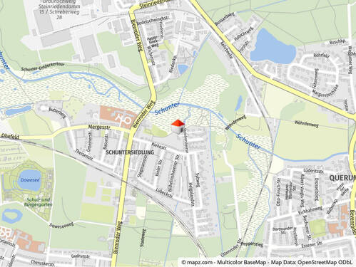 Geolyzer Kartenausschnitt - Grundstück in Braunschweig / Schuntersiedlung zum Kaufen