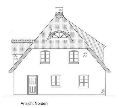 Ansicht Norden - Doppelhaushälfte mit 101,00 m&sup2; in Vollerwiek zum Kaufen