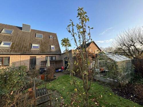 Hinteransicht - 4 Zimmer Doppelhaushälfte zum Kaufen in Verden-Walle