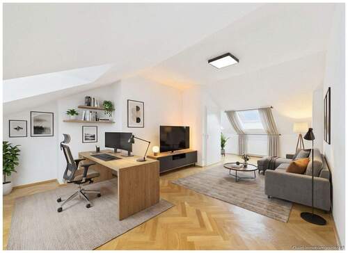 Einrichtungsvorschlag Dachboden - 