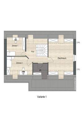 Dachgeschoss Variante 1 - 