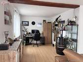 Wohnzimmer - 4 Zimmer Doppelhaushälfte zum Kaufen in Tapfheim