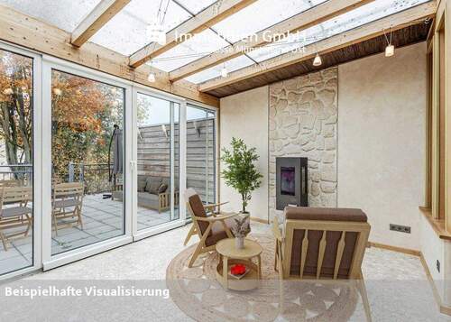 Wintergarten im Obergeschoss - 