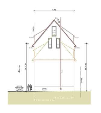 Ansicht Norden gem. Planung - 