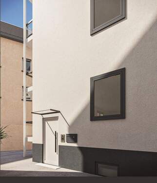 Ansicht Süden Illustr. A - 1 Zimmer Mehrfamilienhaus, Wohnhaus in Stuttgart