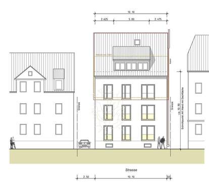 Ansicht Osten gem. Planung - 