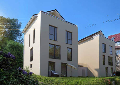 Loggia mit Blick auf Erfurt - Wir bauen Ihr Wohnhaus der Extraklasse in bester Lage mit traumhafter Aussicht
