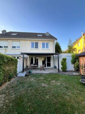 Ansicht vom Garten - modernes Einfamilienhaus - 495.000,00 EUR Kaufpreis, ca.  133,00 m² Wohnfläche