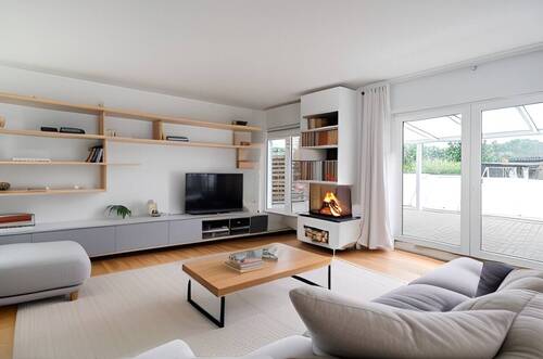 Wohnzimmer-Homestaging - 