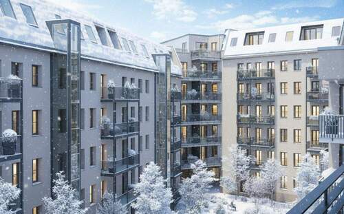 Winterstimmung - 2 Zimmer Etagenwohnung in Berlin