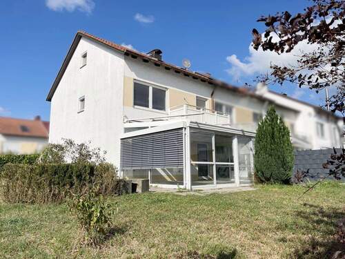 Südansicht - Reihenendhaus mit 107,00 m² in Nersingen zum Kaufen