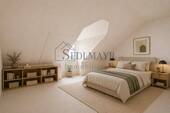 Ansicht DG Schlafzimmer visualisiert - 