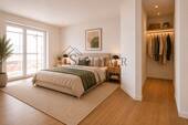 Ansicht OG Schlafzimmer visualisiert - 