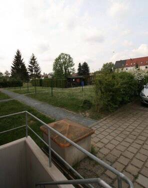 Gartenansicht - 2 Zimmer Etagenwohnung zur Miete in Riesa