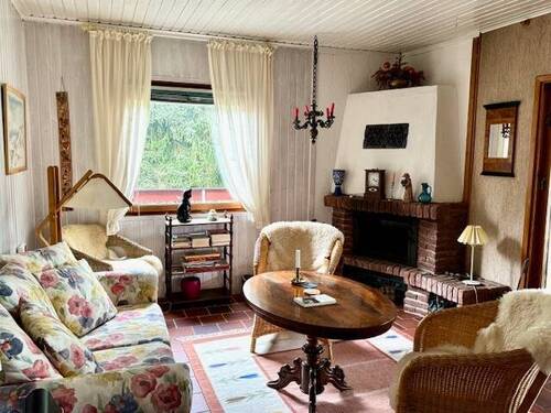 Wohnzimmer mit Kamin - 