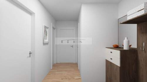 Diele - Möblierungsbeispiel (Kein Foto!) - Etagenwohnung mit 64,10 m&sup2; in Köln zum Kaufen