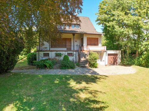 Hausansicht vom Garten aus - Einfamilienhaus mit 144,00 m&sup2; in Duisburg / Am Heidberg zum Kaufen