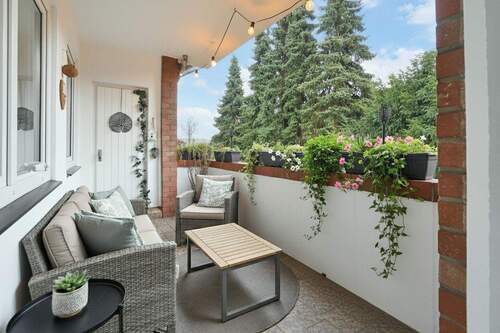 Balkon illustriert - 