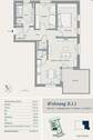 Grundriss Wohnung B 1.1 - 