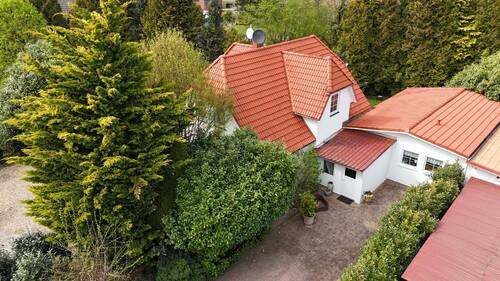 Luftansicht - Einfamilienhaus mit 101,40 m&sup2; in Appel zum Kaufen