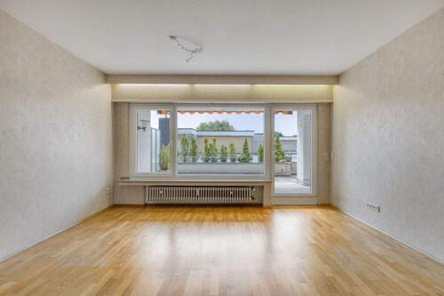 Wohnzimmer - 3 Zimmer Etagenwohnung zum Kaufen in Bonn / Venusberg