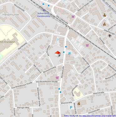 Lageplan - Etagenwohnung mit 104,90 m² in Schortens zum Kaufen