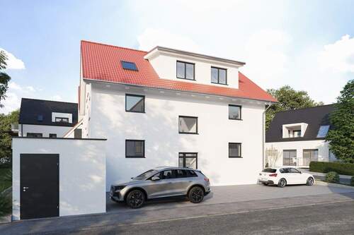 unverbindliche VISU Ansicht West - 4 Zimmer Etagenwohnung in Freiburg im Breisgau