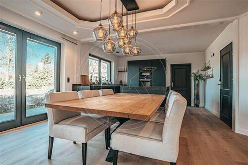 Neue Küche mit Essbereich - 4 Zimmer Doppelhaushälfte zum Kaufen in Wietmarschen