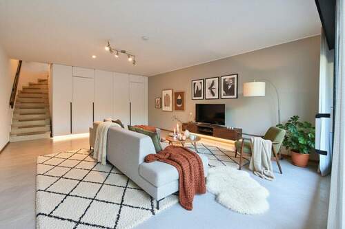 Wohnzimmer illustriert - 3 Zimmer Etagenwohnung zum Kaufen in Duisburg / Duissern