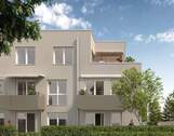 Westansicht W3 im EG - 3 Zimmer Etagenwohnung in Fürth