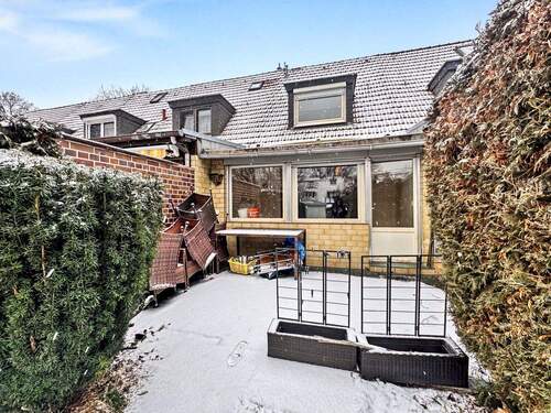 Rückansicht Gebäude - 3 Zimmer Reihenmittelhaus in Berlin