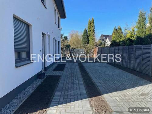 Auffahrt und Stellplätze - 