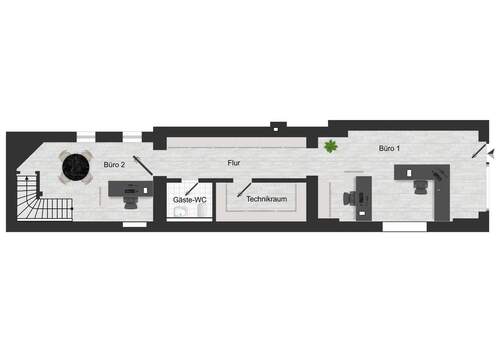 Gewerbeeinheit Erdgeschoss - 