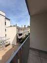 Städtischer Ausblick vom Balkon - 