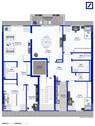 Grundriss bei Zusammenlegung - 
