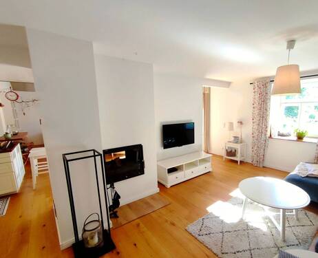 Wohnbereich mit wassergeführtem Kamin - 