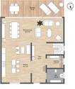 Erdgeschoss - 6 Zimmer Doppelhaushälfte in München / Obermenzing