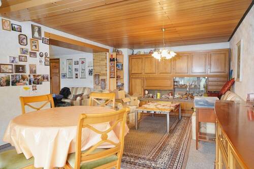 Wohnzimmer Ansicht 2 - 4 Zimmer Doppelhaushälfte in Bretten