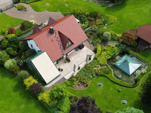 Draufsicht Terrassenseite Auswahl.JPG - Mehrfamilienhaus, Wohnhaus mit 204,00 m&sup2; in Brandenburg an der Havel zum Kaufen