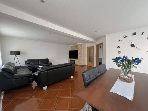 Wohn- Esszimmer EG Ansicht 1 - Familienschatz in Bruchsal-Helmsheim - lichtdurchflutetes und modernes Einfamilienhaus in bester Lage