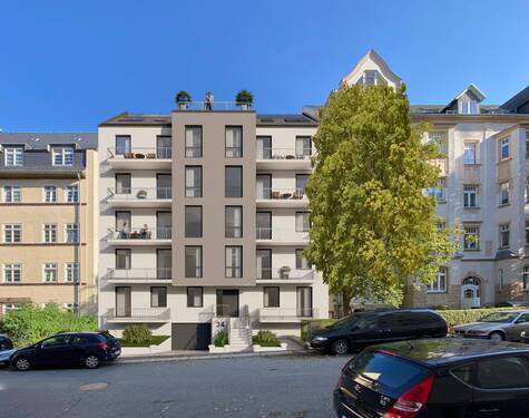 Außenansicht.jpg - NEUBAU- 3,5 Raum Wohnung Exklusives Wohnen in der Erich-Mühsam-Straße