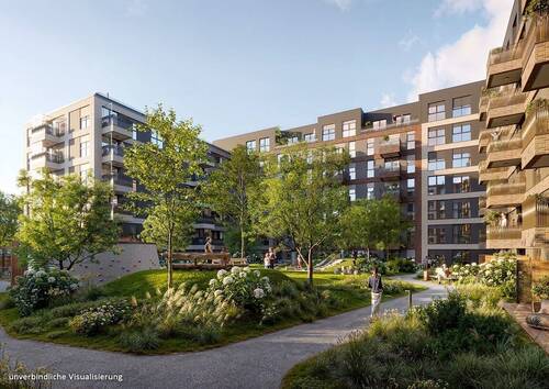 BUWOG SET 44 Außenvisualisierung (9) - Barrierefreie 4-Zimmer-Wohnung mit ca. 108 m² samt Badewanne, Dusche, Gäste-WC und Balkon